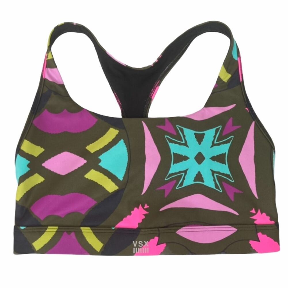 Victoria’s Secret VSX Abstract Print Sports Bra Sz S